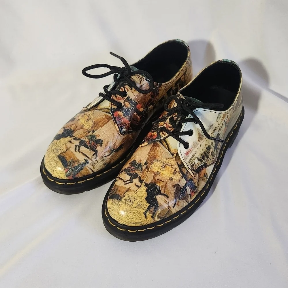 Dr. Martens 1460 Di Antonio Rare Renaissance Art Collection - Picture 7 of 11